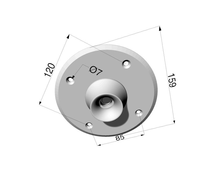 Lupit Pole Pro Upper Disc D16cm